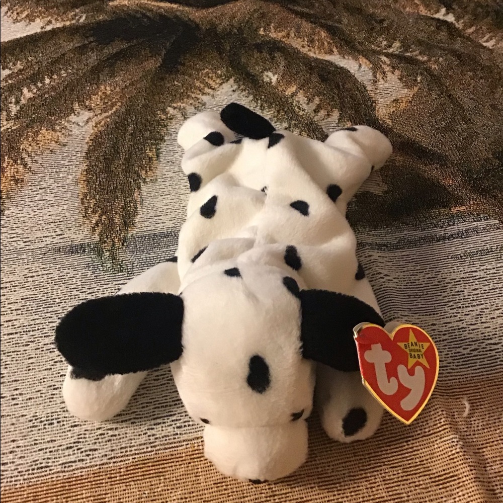 TY Beanie Baby Dotty the Dog hang tag good shape great stocking stuffer